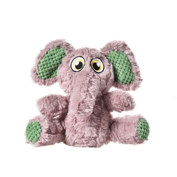 Hračka pro psy slon plyšový s míčkem z paměťové pěny