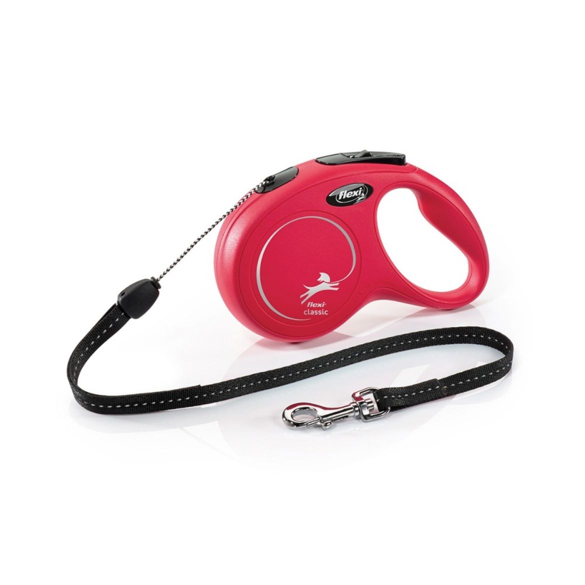 samonavíjecí vodítko lankové Flexi New Classic Cord délka 8 m na váhu 12 kg barva červená
