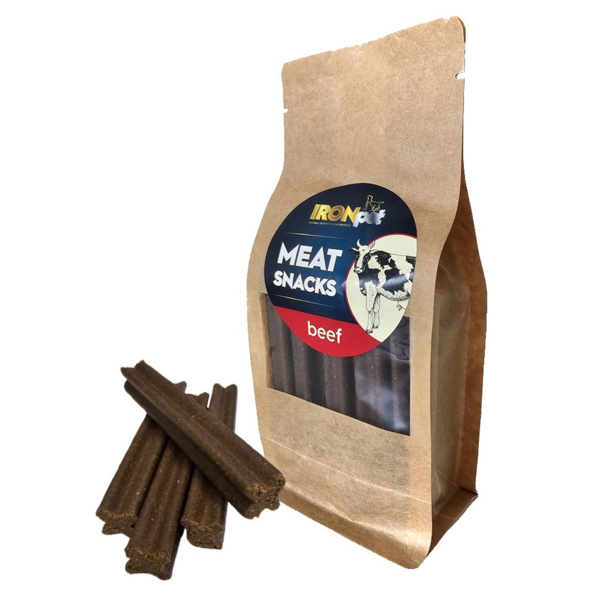 IRONpet dentální masové pamlsky Hovězí 400 g