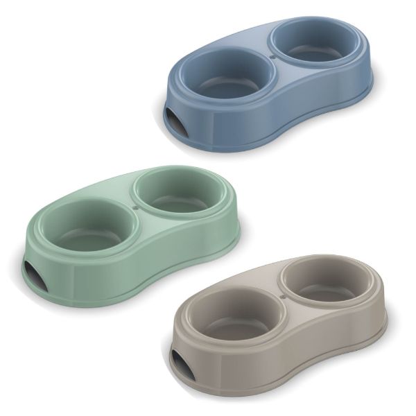 Miska s protiskluzem DOUBLE 1,2 l