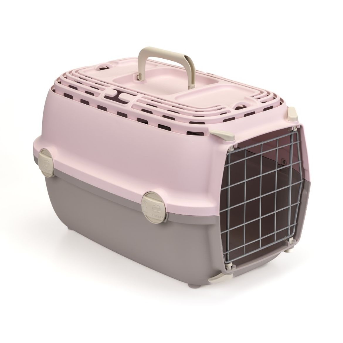 Přepravka Horizon pro psy a kočky kovová dvířka, romantická růžová
