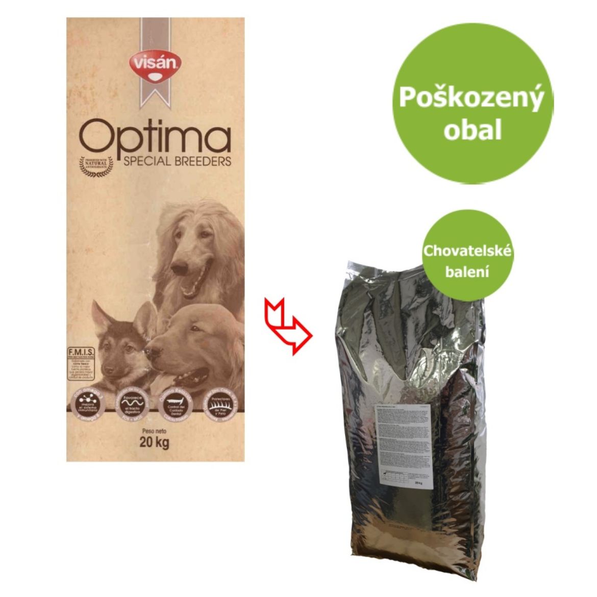 Optima adult lamb and rice, chovatelské balení, jehněčí, rýže, dospělý pes,