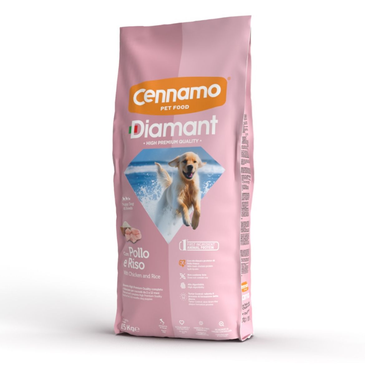 Diamant dog puppy, kompletní krmivo pro štěňata, 1-12 měsíců věku