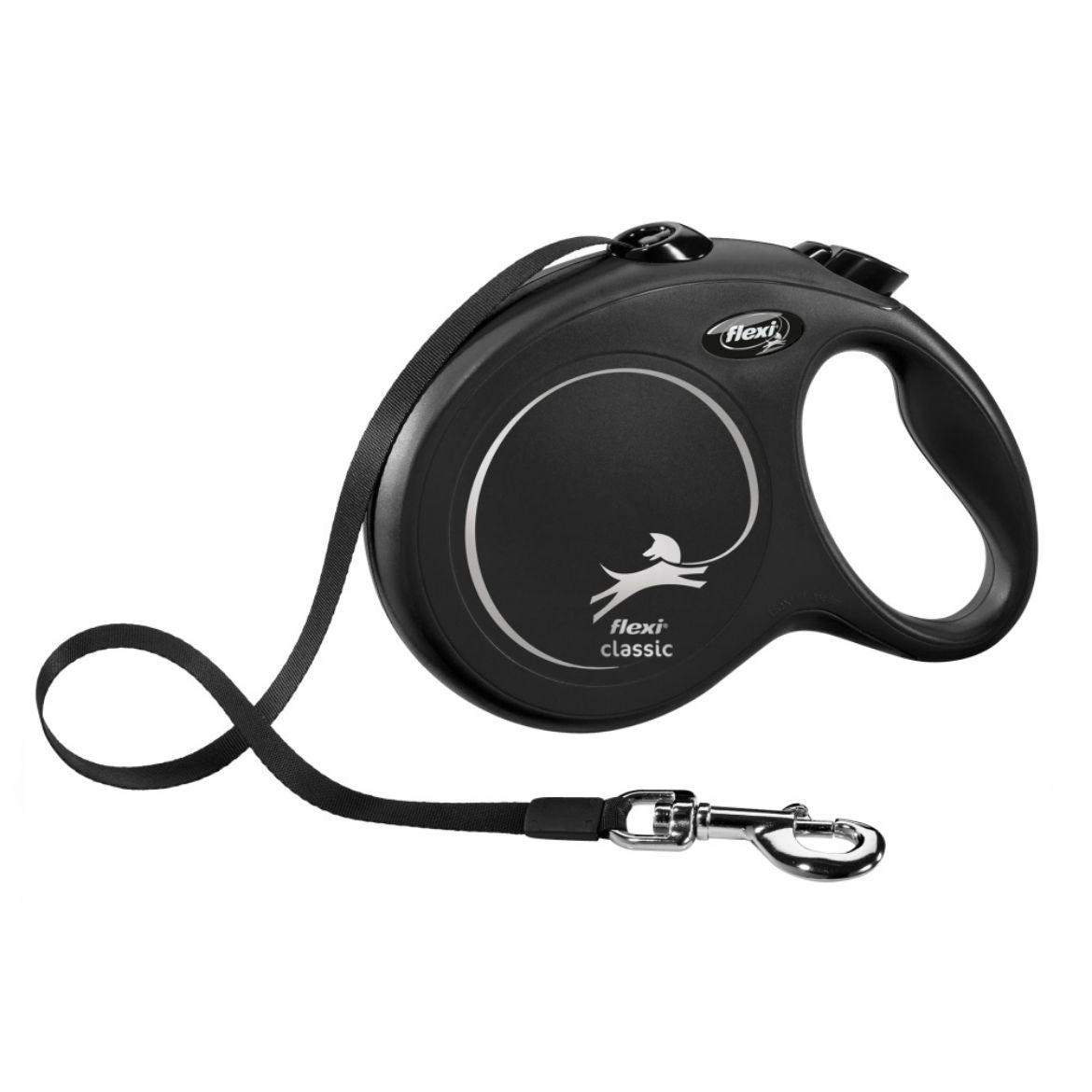 Flexi New Classic pásek L 8 m (50 kg) černá