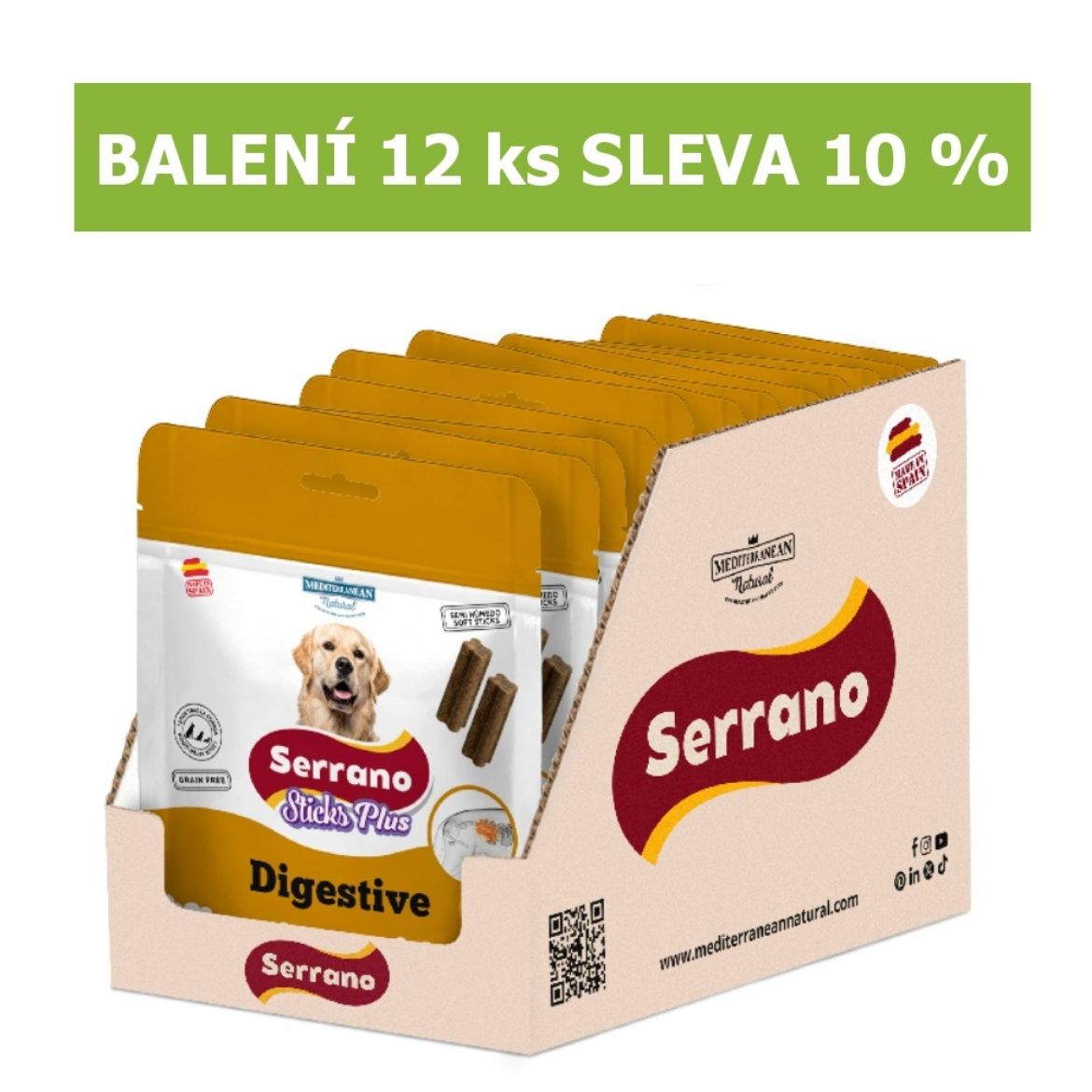 Funkční tyčinky pro psy pro dobré trávení Functional sticks Intestinal