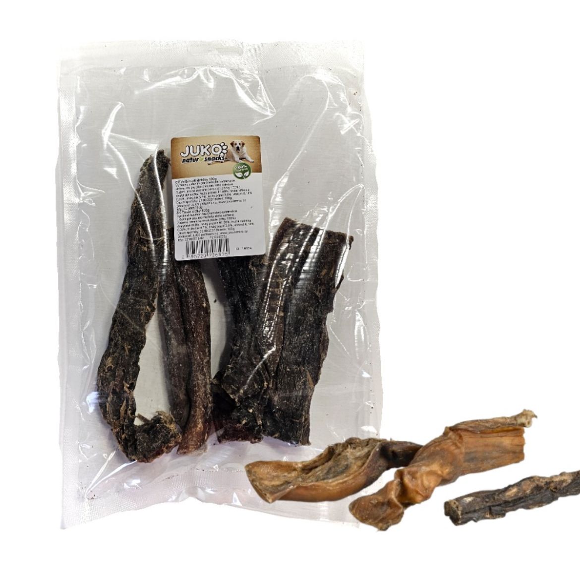 sušený pamlsek pro psy velbloudí dršťky