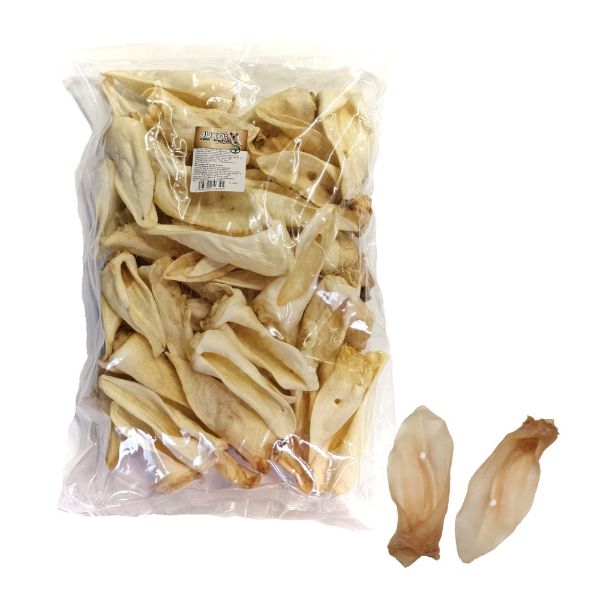 ucho ovčí sušené, pamlsek pro psy, 