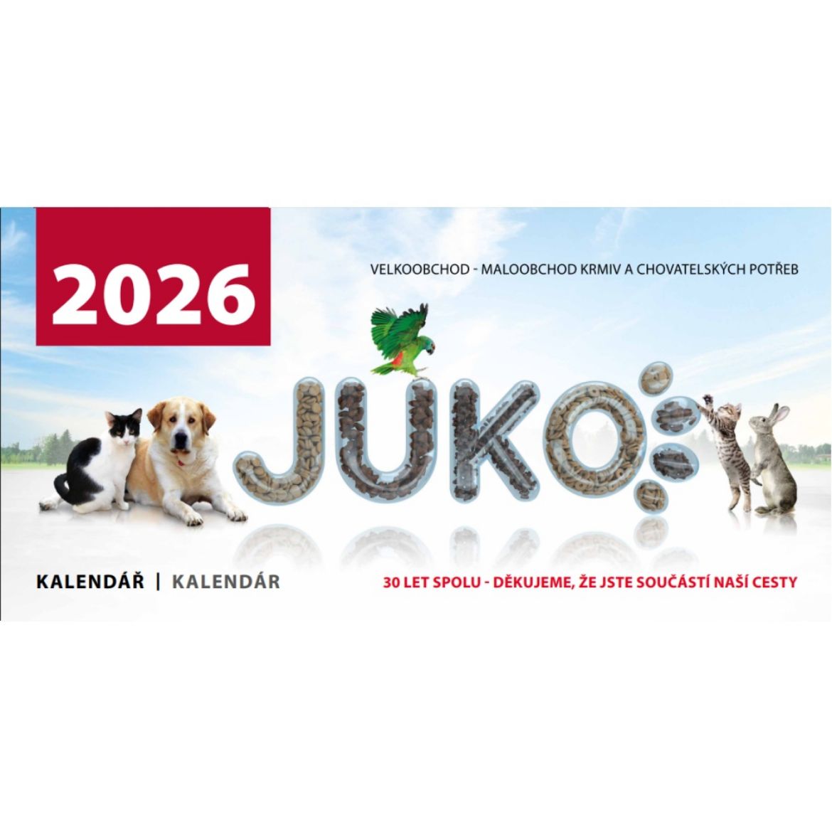 Zdarma k nákupu - JUKO KALENDÁŘ 2026