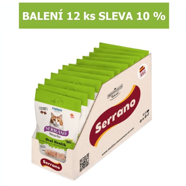 Serrano pamlsek pro kočku s čerstvým kuřecím masem oral care