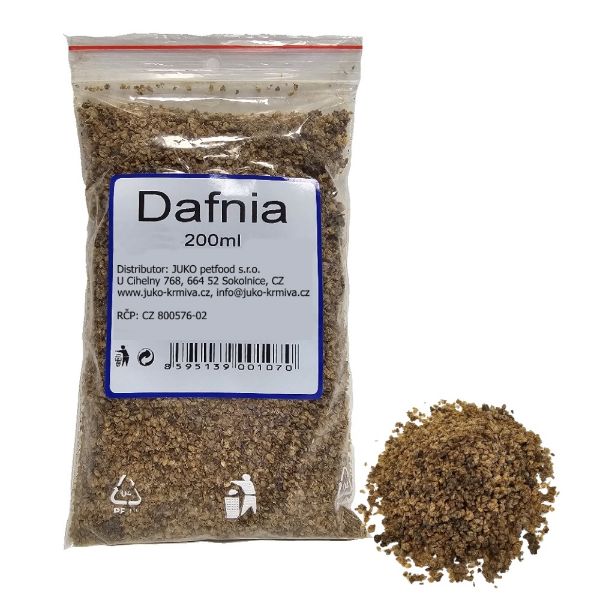 Dafnia, sáček 200 ml sušený vodní plankton pro ryby