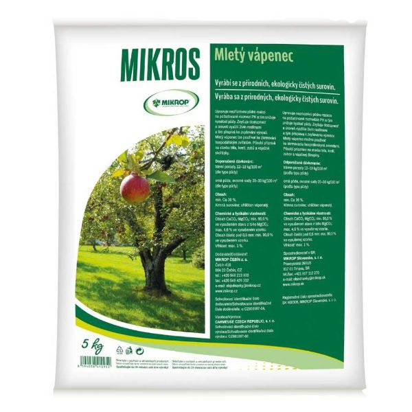 Mikros mletý vápenec 5 kg