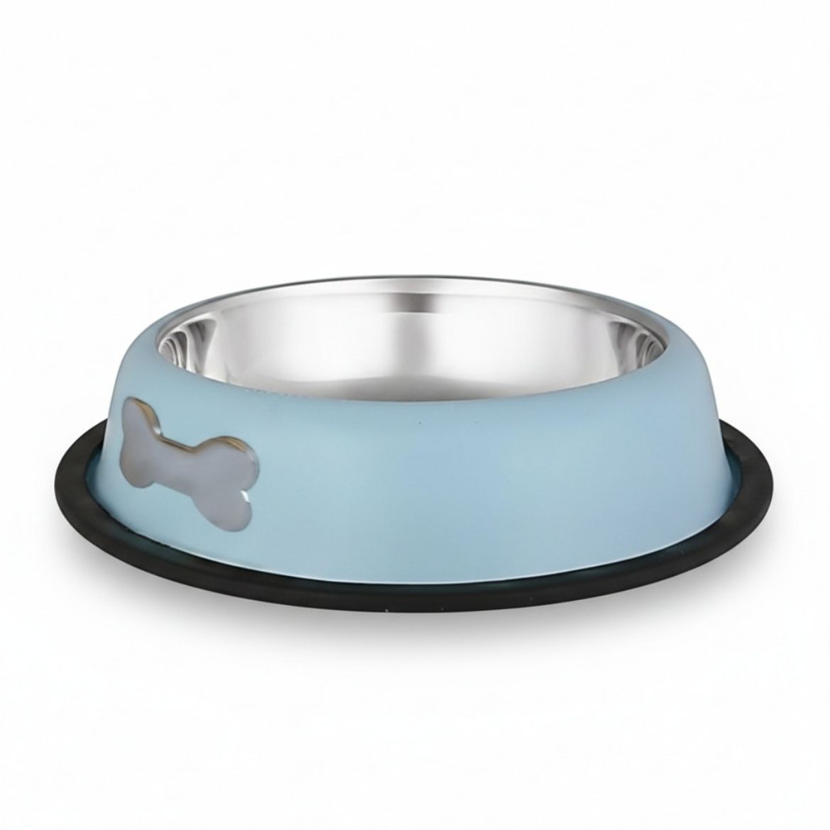 miska, stabil, nerez, barva, mat, design, styl, kost, kostička, voda, krmivo, guma, protiskluz 0,2 l