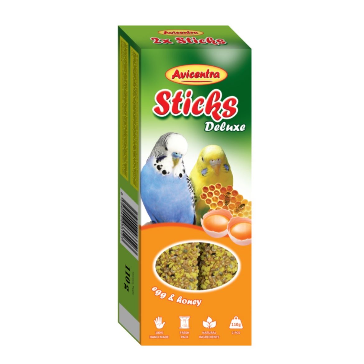 Avicentra tyčinka andulka vejce a med (2 ks)