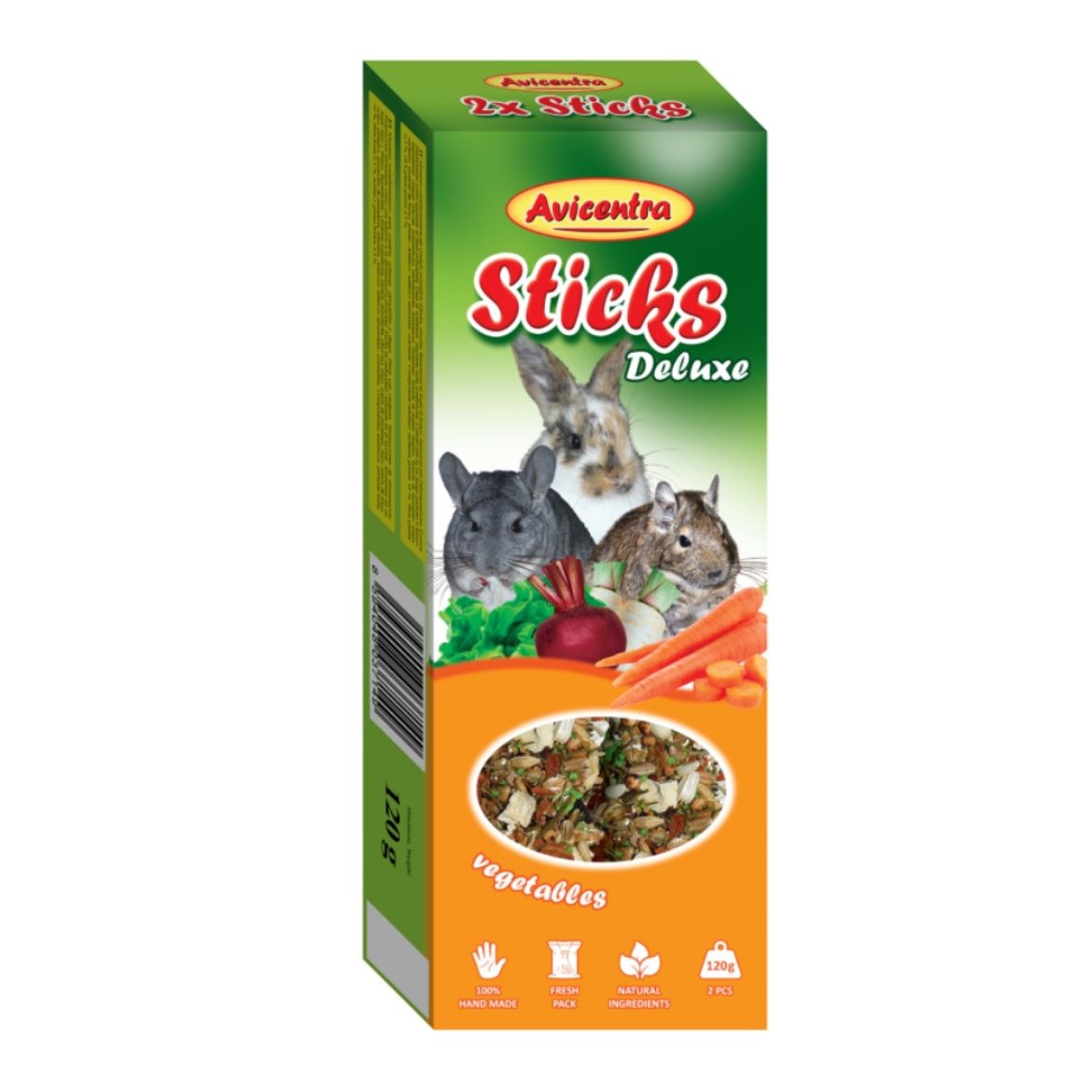 Avicentra tyčinka králík, morče, osmák zeleninová (2 ks)