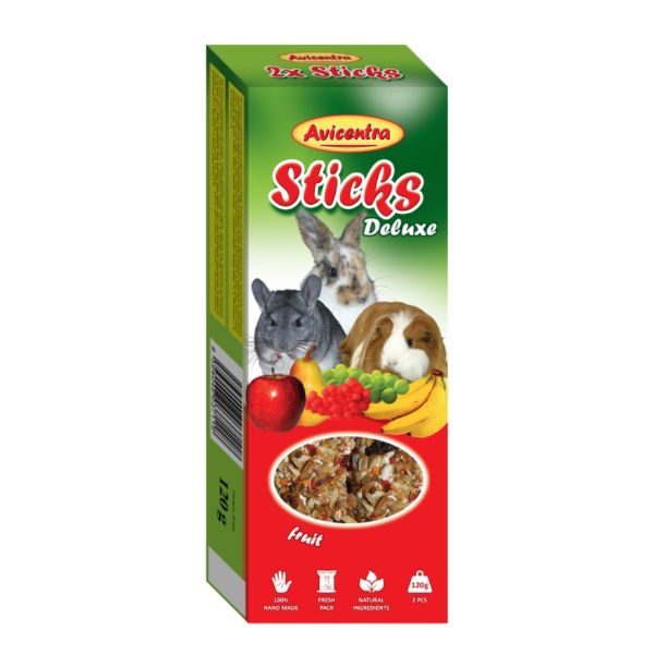 Avicentra tyčinka králík, morče, činčila ovoce (2 ks)