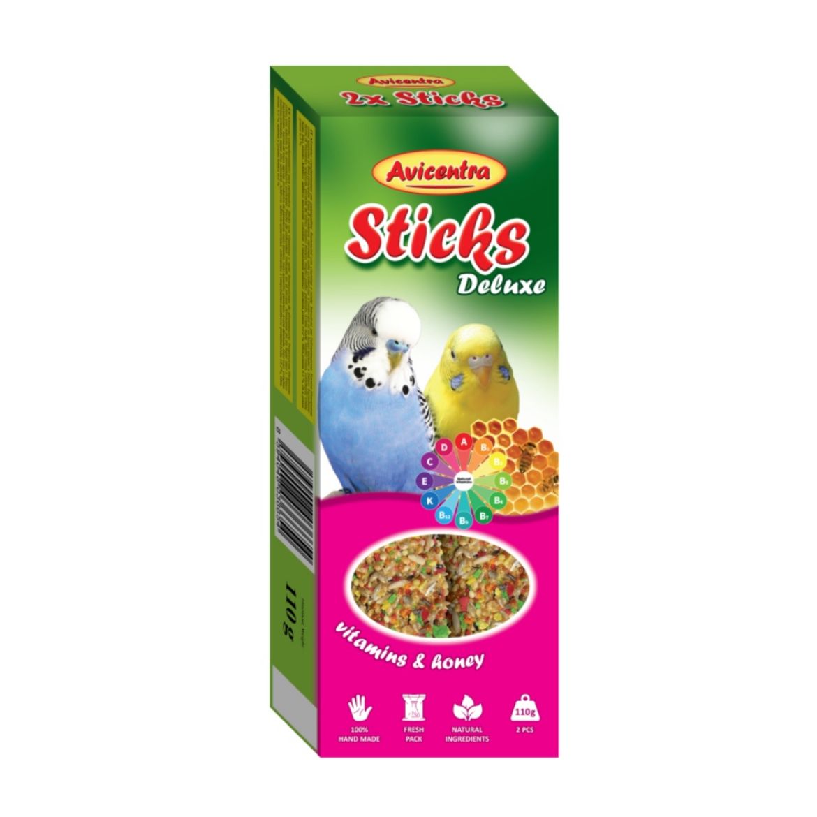 Avicentra tyčinka andulka vitamíny a med (2 ks)