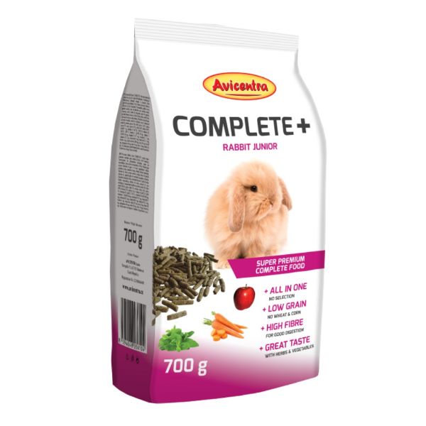 Avicentra Complete+ králík junior 700 g
