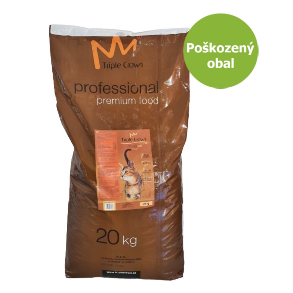 TRIPLE CROWN housy cat proffesional, kompletní prémiové krmivo po dospělé kočky, bezlepkové