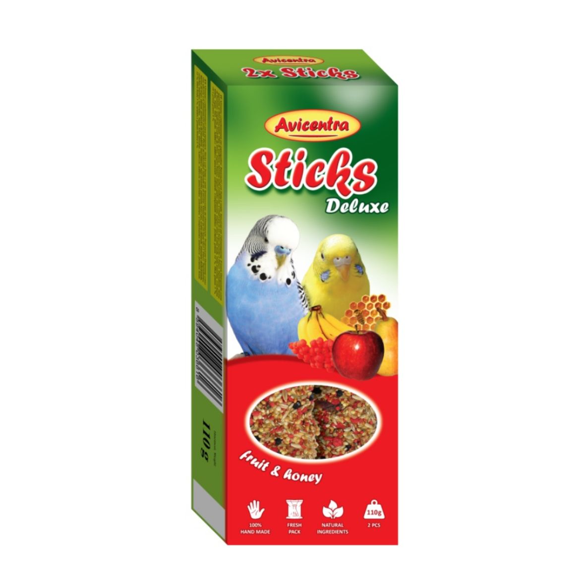 Avicentra tyčinka andulka ovoce a med (2 ks)