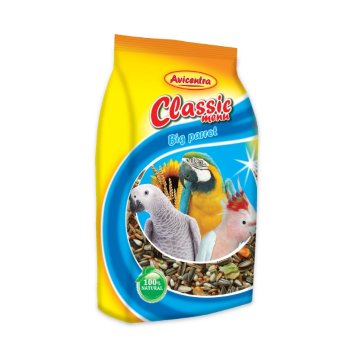 Avicentra Classic menu velký papoušek 1 kg