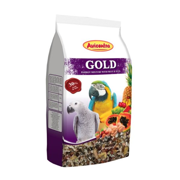 Avicentra Gold velký papoušek 850 g