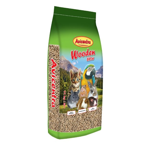 Avicentra Dřevěná podestýlka 10 l (5,5 kg)