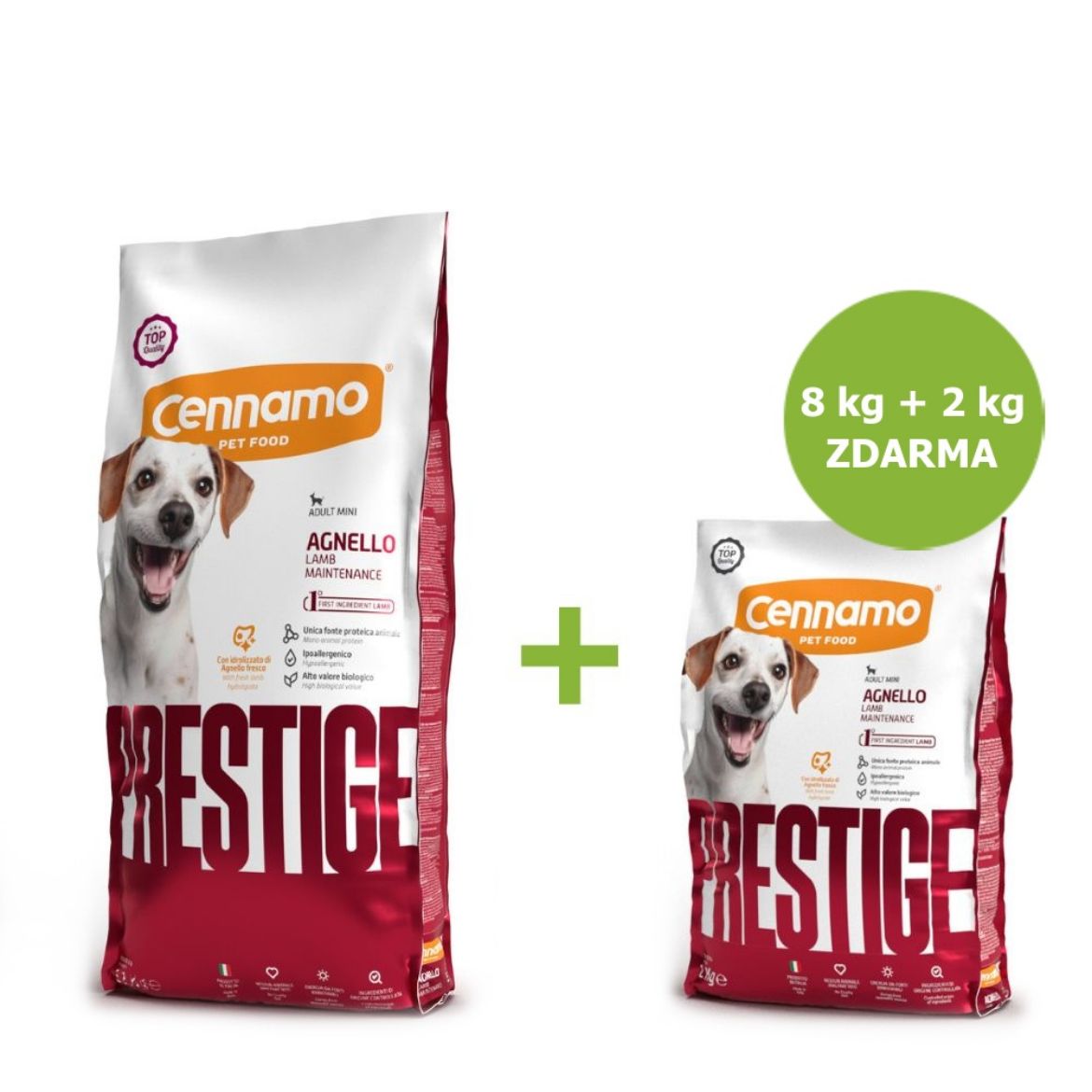 Prestige Dog Adult Mini Lamb 8 kg + 2 kg ZDARMA