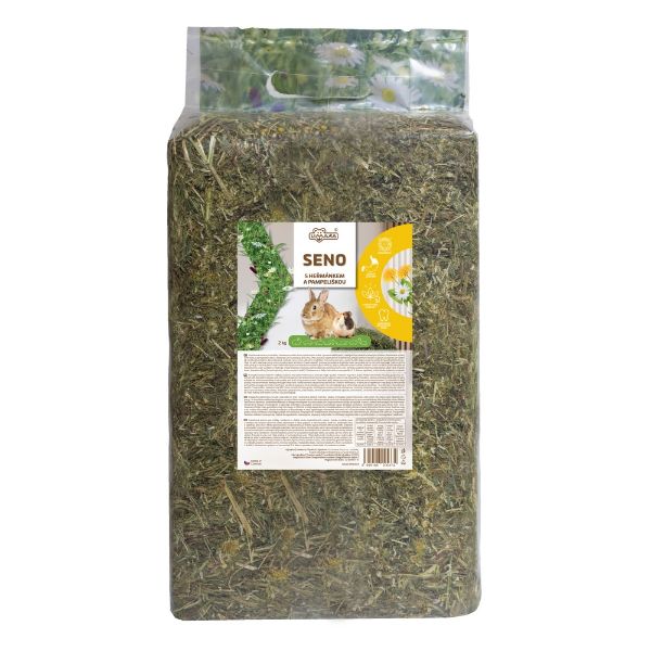 Seno s přídavkem heřmánku a pampelišky Limara 2 kg