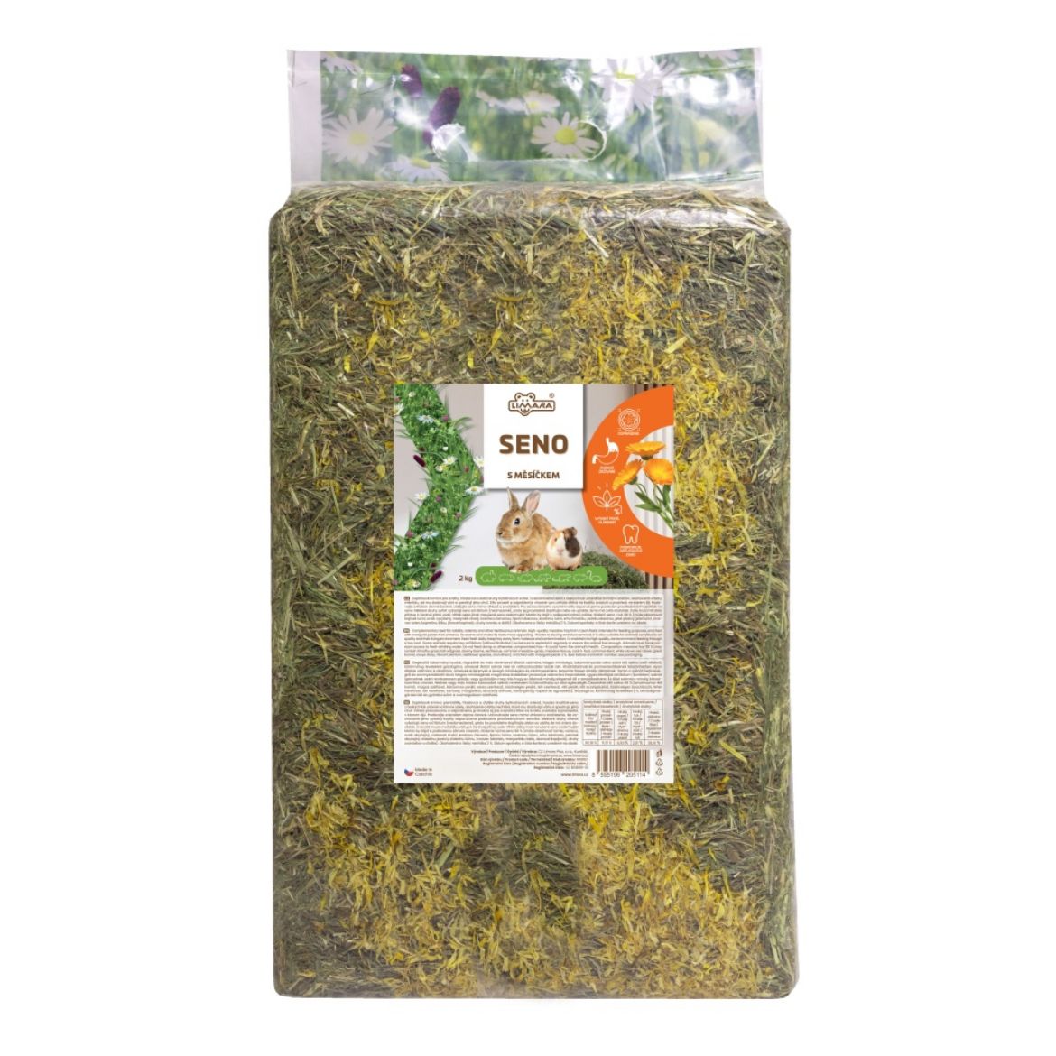 Seno s přídavkem měsíčku Limara 2 kg