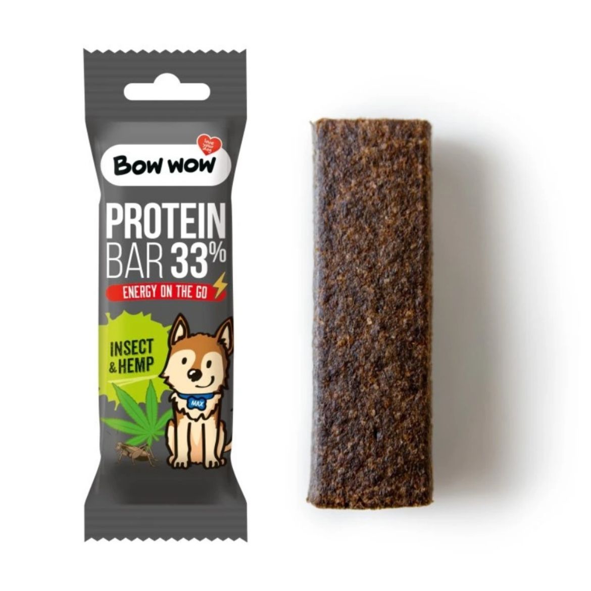 Proteinová tyčinka Hmyz & Konopí 32 g (20 x 1 ks)