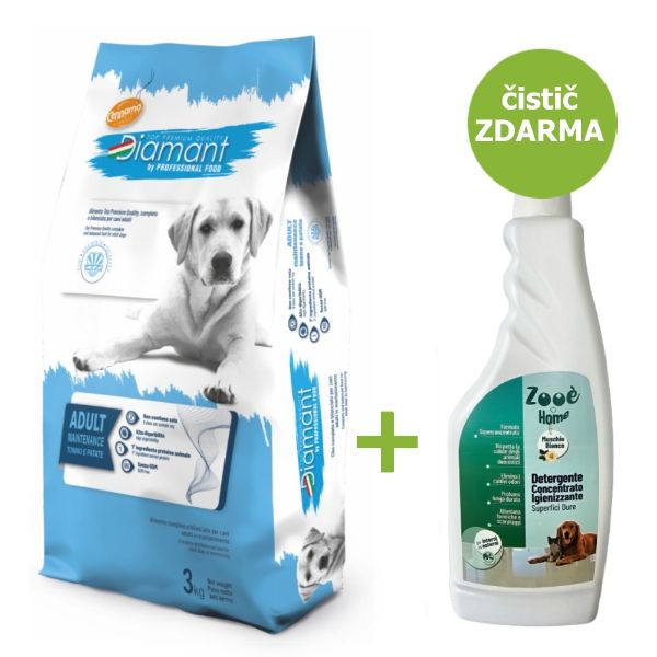 Diamant dog adult tonno e patate, kompletní krmivo pro dospělé psy všech plemen s tuňákem a bramborem