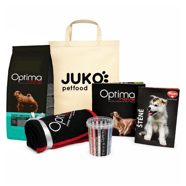 OPTIMAnova puppy digestive, stěně, citlivé trávení, superprémiové, balíček pro štěně