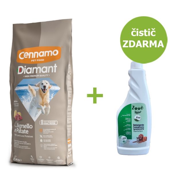 Diamant dog adult agnello, kompletní krmivo pro dospělé psy všech plemen s jehněčím masem