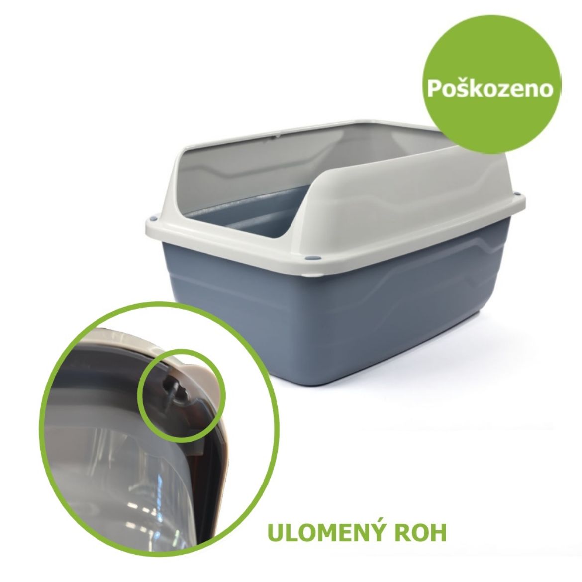 WC Colosseo s extra vysokým okrajem, toaleta pro kočky