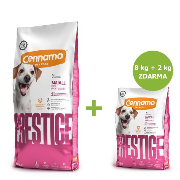 Prestige Dog Adult Mini Pork 8 kg + 2 kg ZDARMA