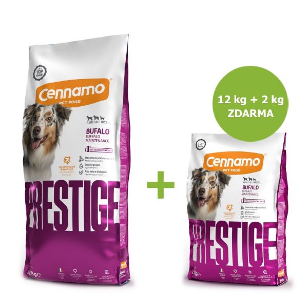 Prestige Dog Adult All Buffalo (Buvol) 12 kg + 2 kg ZDARMA