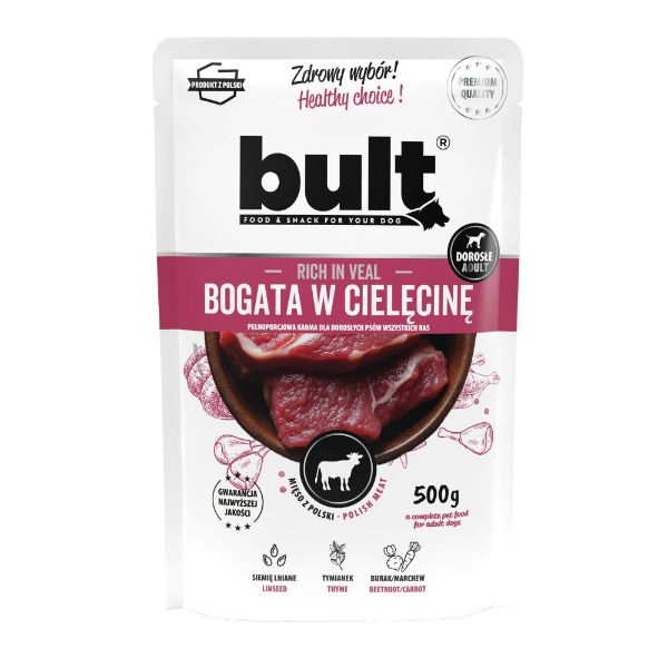Bult Dog telecí, kapsička 500 g