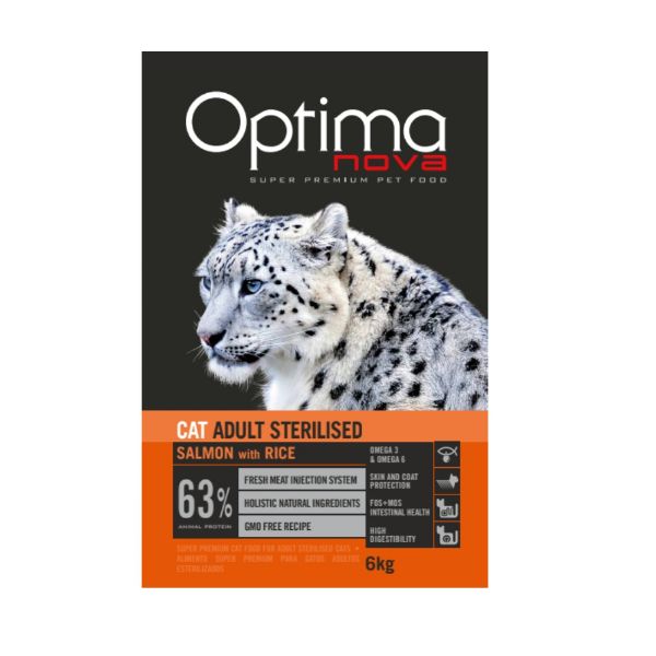 OPTIMAnova Cat Sterilised Salmon 6 kg