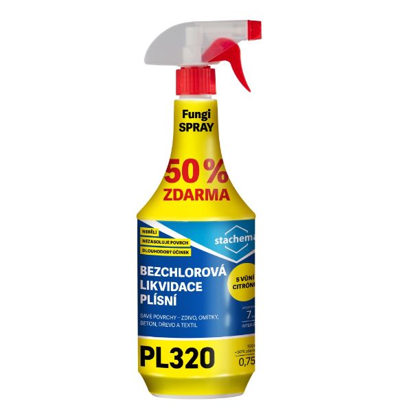 Fungi Spray bezchlorový s vůní CITRUS 0,75 l (0,5 l + 50 % ZDARMA)