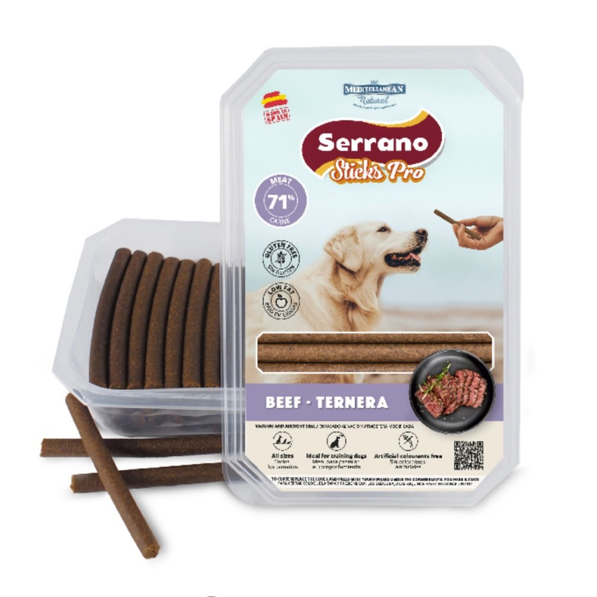 Ibéricas, Sticks, Beef, tyčinky, pamlsky, omega 9, hovězí, hypoalergenní, bezlepkové