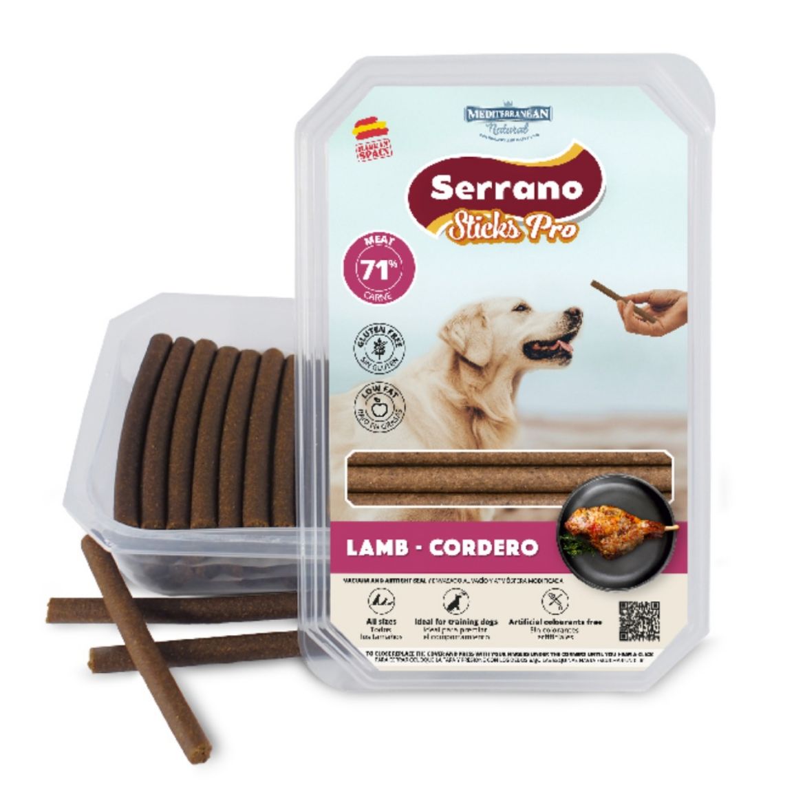 Ibéricas, Mediteranean, Lamb, Jehně, snack, maso, pamlsek, tyčinky, omega 9, hypoalergenní