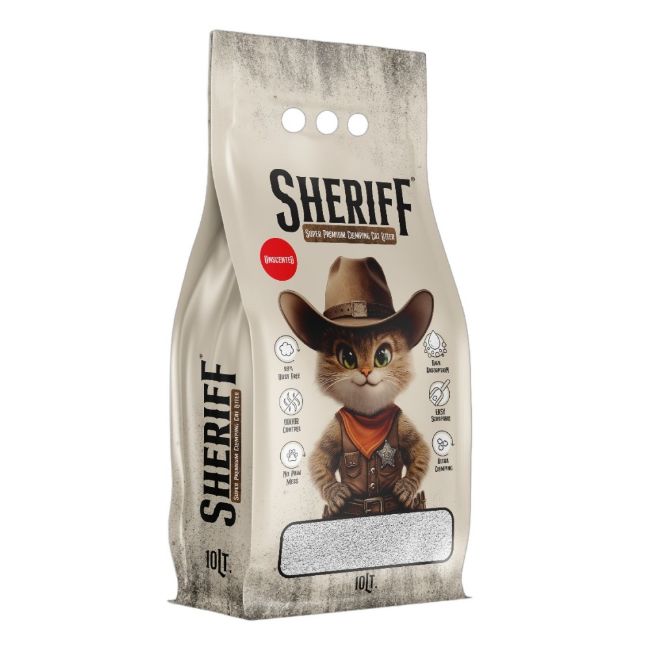 SHERIFF Bentonitové stelivo 10 l