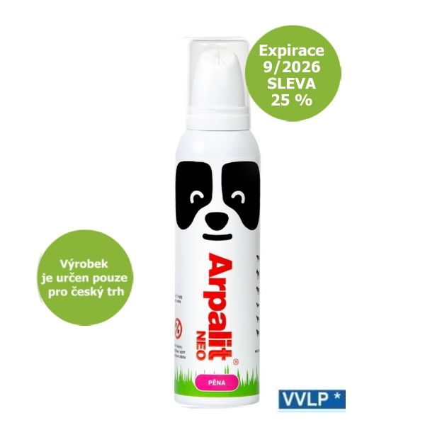 Arpalit neo antiaprazitní pěna 150 ml, pro psy, 