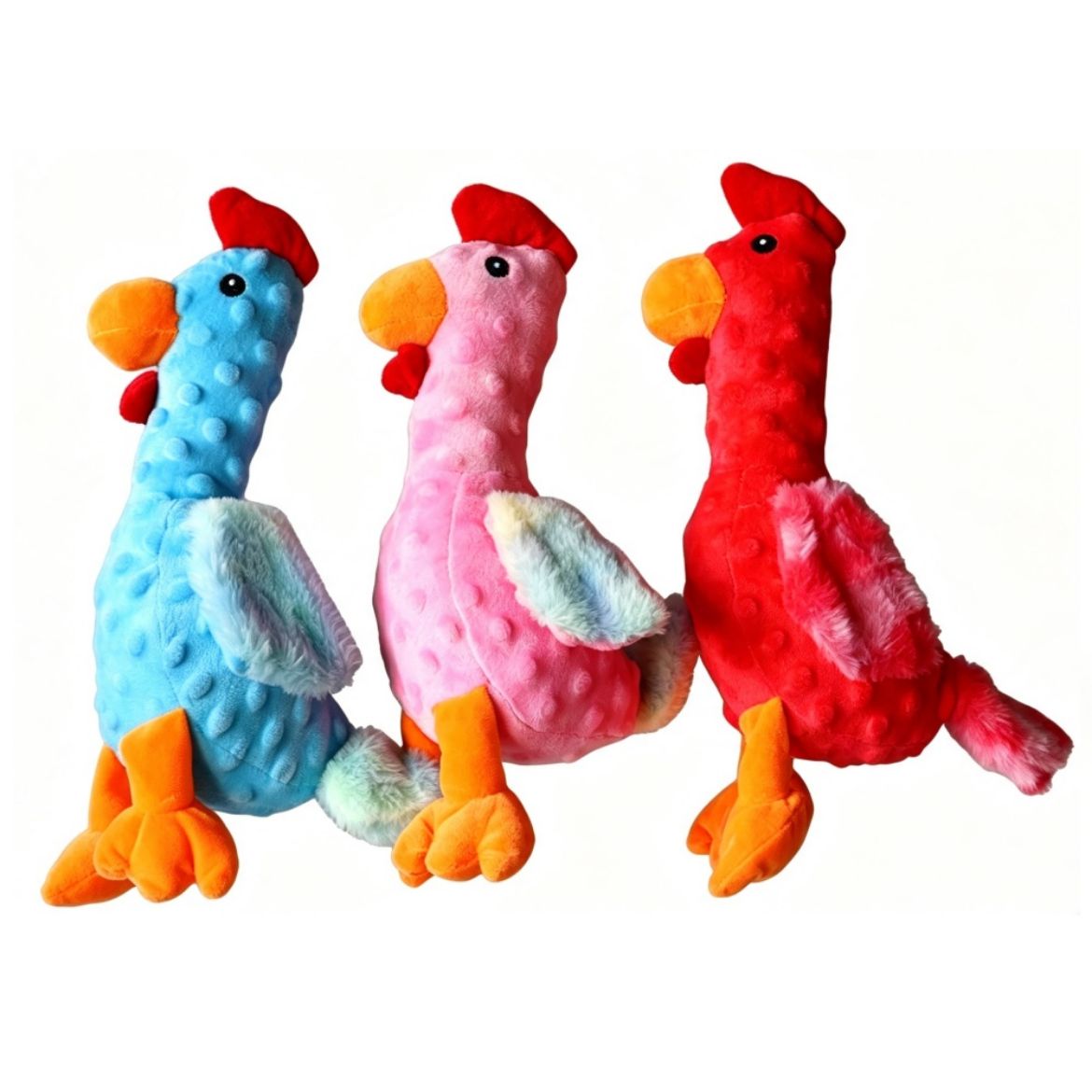 Plyšové kuře 32 cm, mix barev