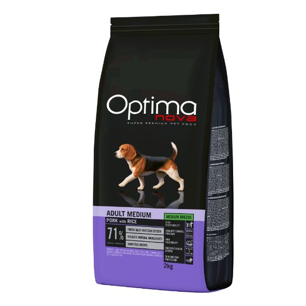 OPTIMAnova Dog Adult Medium Pork 2 kg