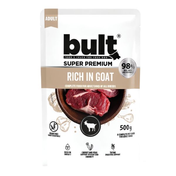 Bult Dog kozí, kapsička 500 g